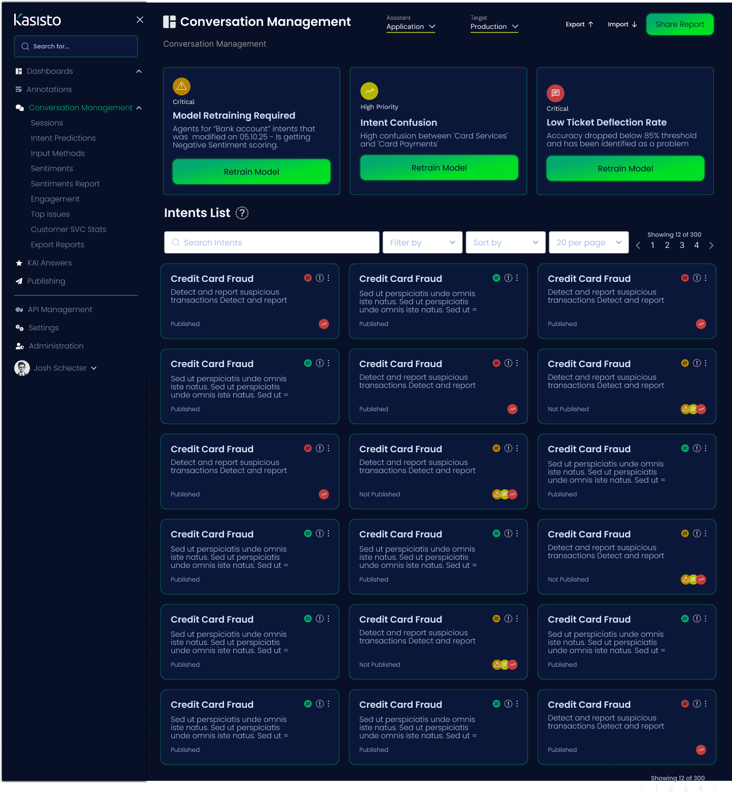 New Content Management Interface